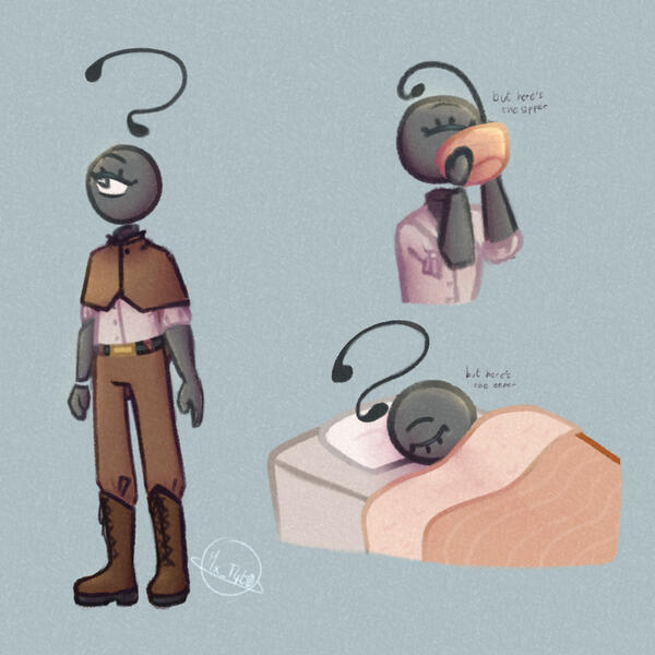 1 fullbody + 1 headshot + 1 bust, color + shading, $37,50