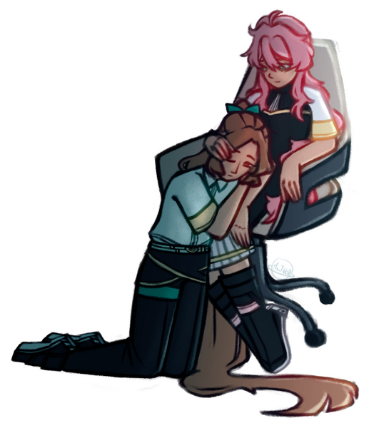 2 fullbody, color + shading, complex prop, 43€